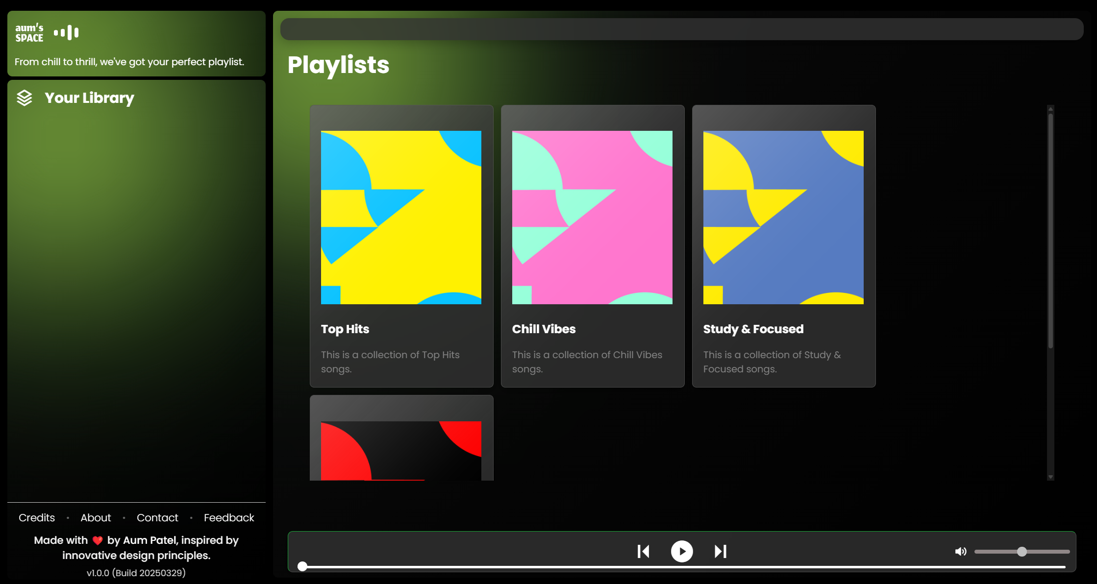 Project-Music WebAPP